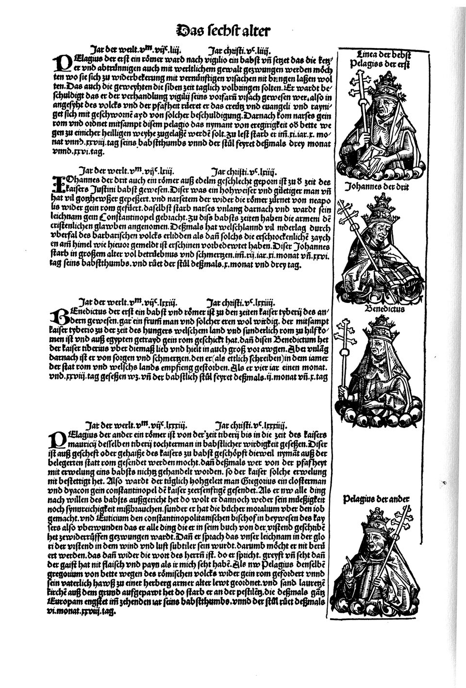 Schedelsche Weltchronik Blatt 147, linke Seite