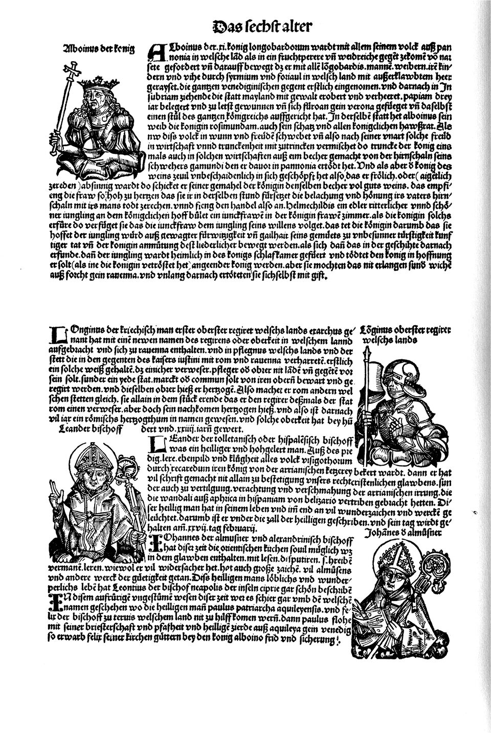 Schedelsche Weltchronik Blatt 148, linke Seite