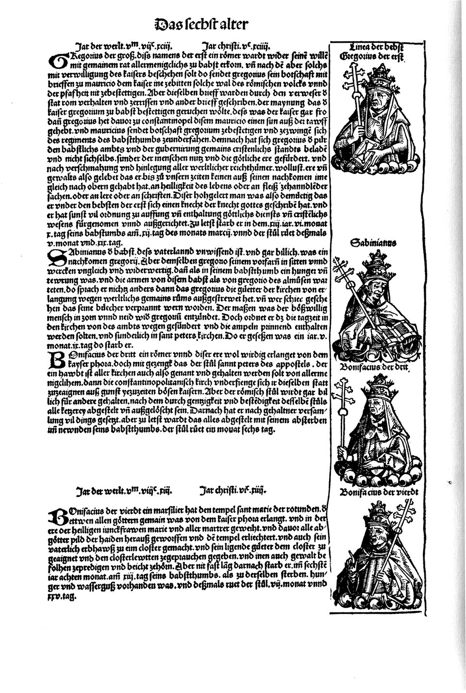 Schedelsche Weltchronik Blatt 149, linke Seite