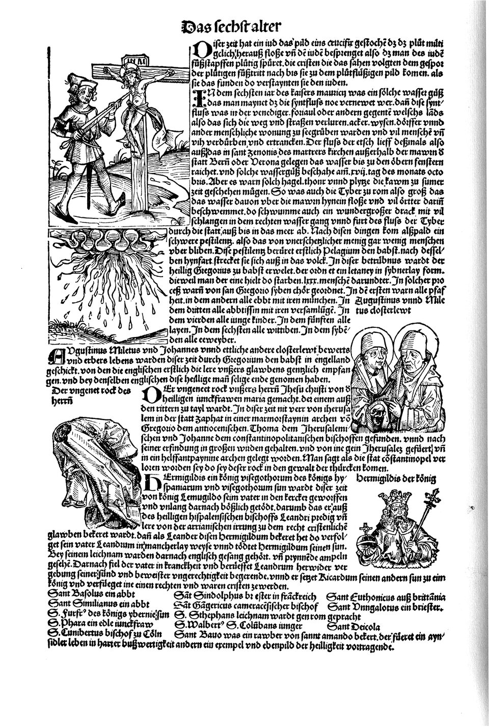 Schedelsche Weltchronik Blatt 150, linke Seite