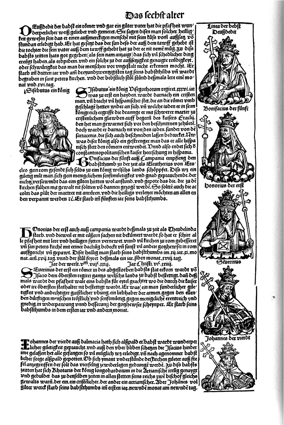 Schedelsche Weltchronik Blatt 151, linke Seite