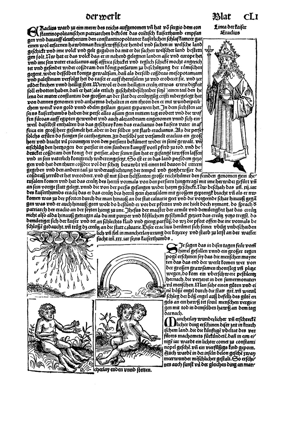 Schedelsche Weltchronik Blatt 151, rechte Seite