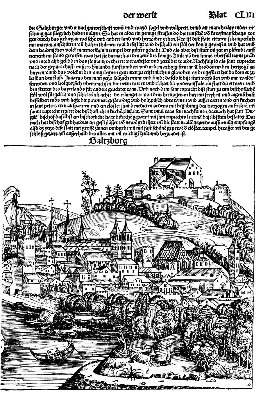 Schedelsche Weltchronik Blatt 153, rechte Seite