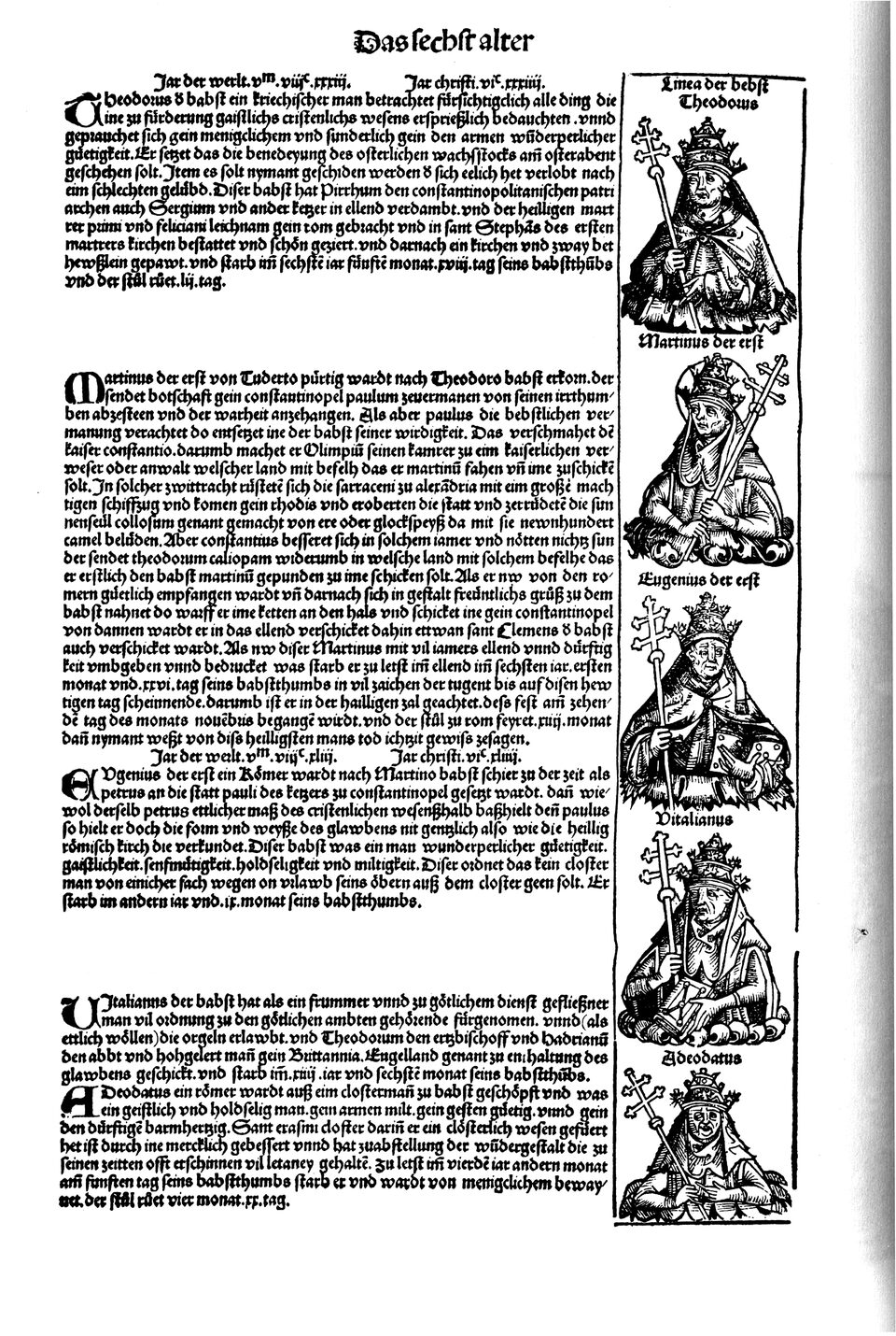 Schedelsche Weltchronik Blatt 154, linke Seite