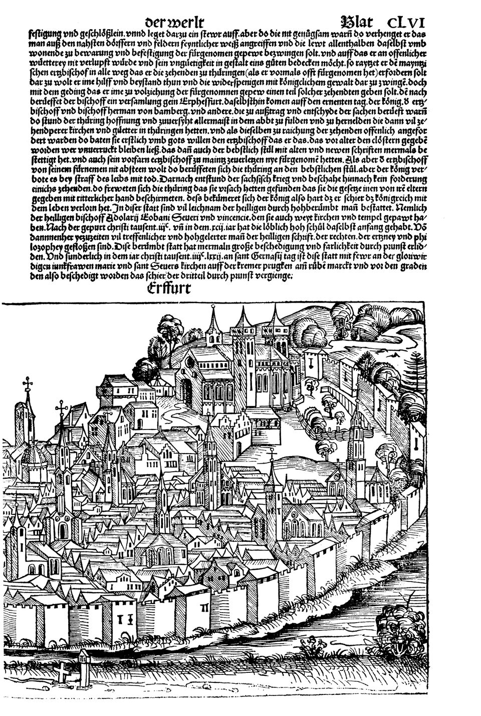 Schedelsche Weltchronik Blatt 156, rechte Seite