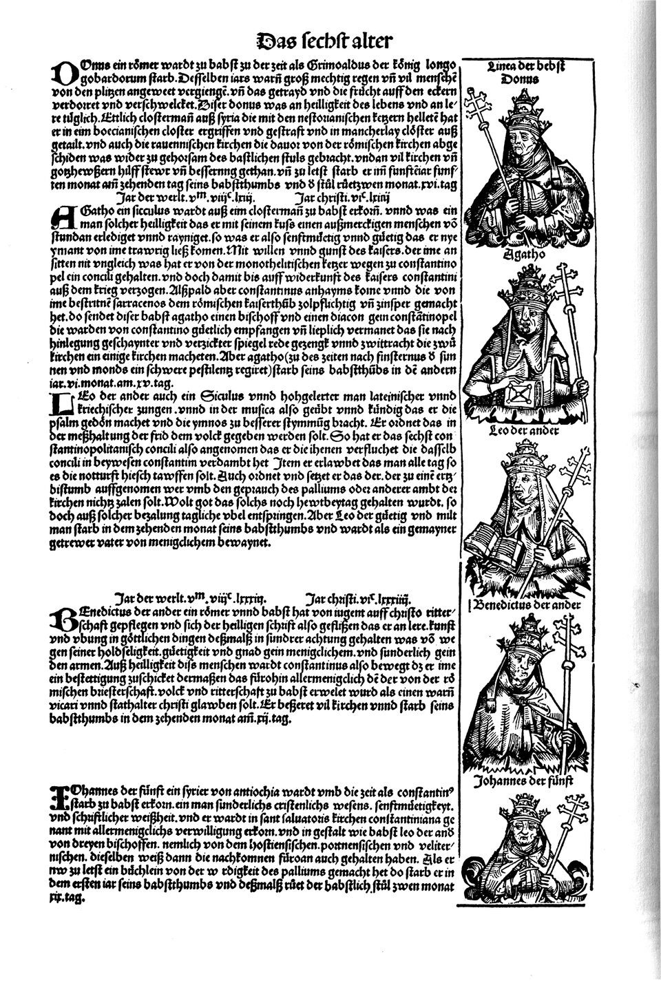 Schedelsche Weltchronik Blatt 157, linke Seite