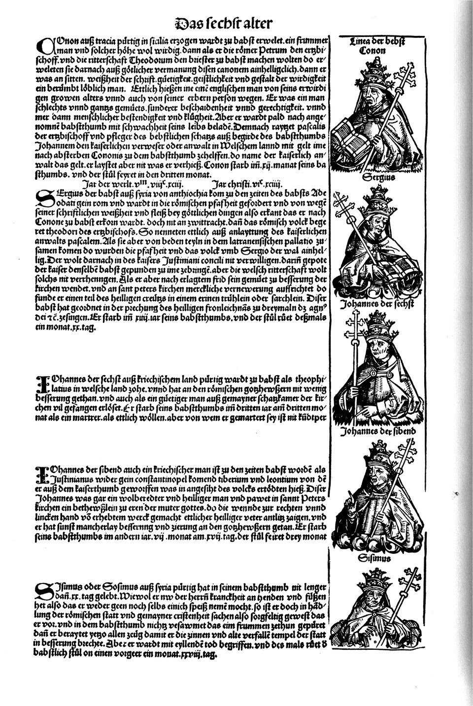 Schedelsche Weltchronik Blatt 158, linke Seite