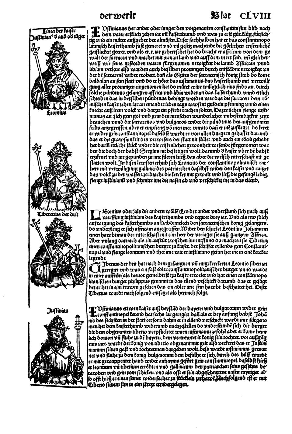 Schedelsche Weltchronik Blatt 158, rechte Seite