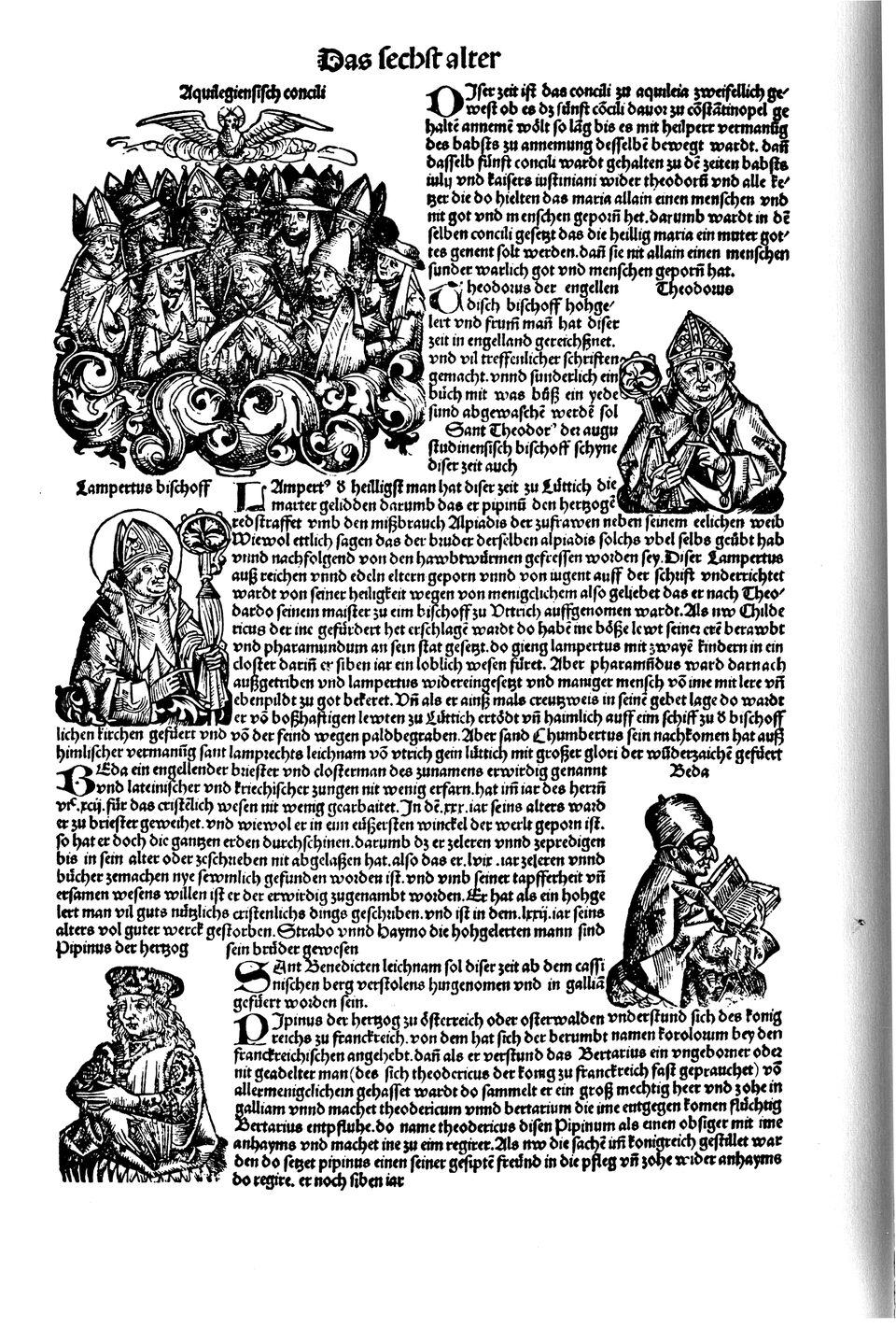 Schedelsche Weltchronik Blatt 159, linke Seite