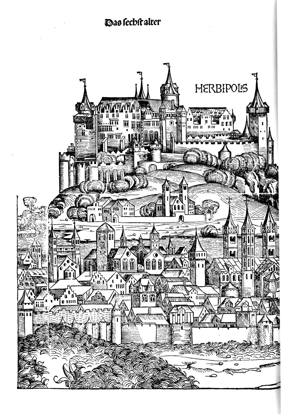 Schedelsche Weltchronik Blatt 160, linke Seite
