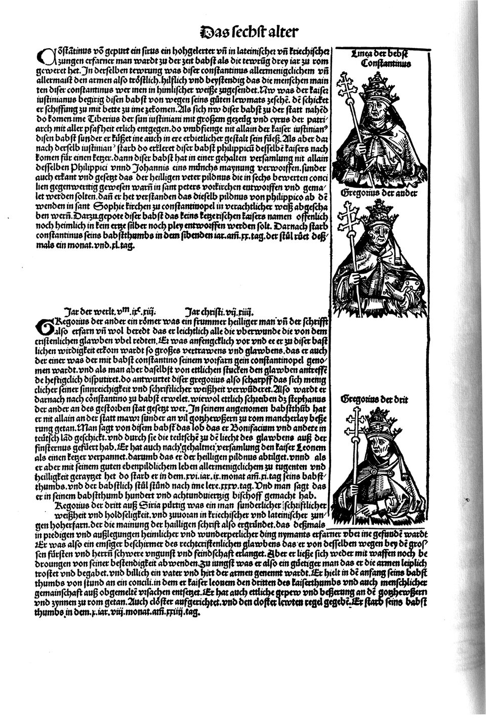 Schedelsche Weltchronik Blatt 161, linke Seite