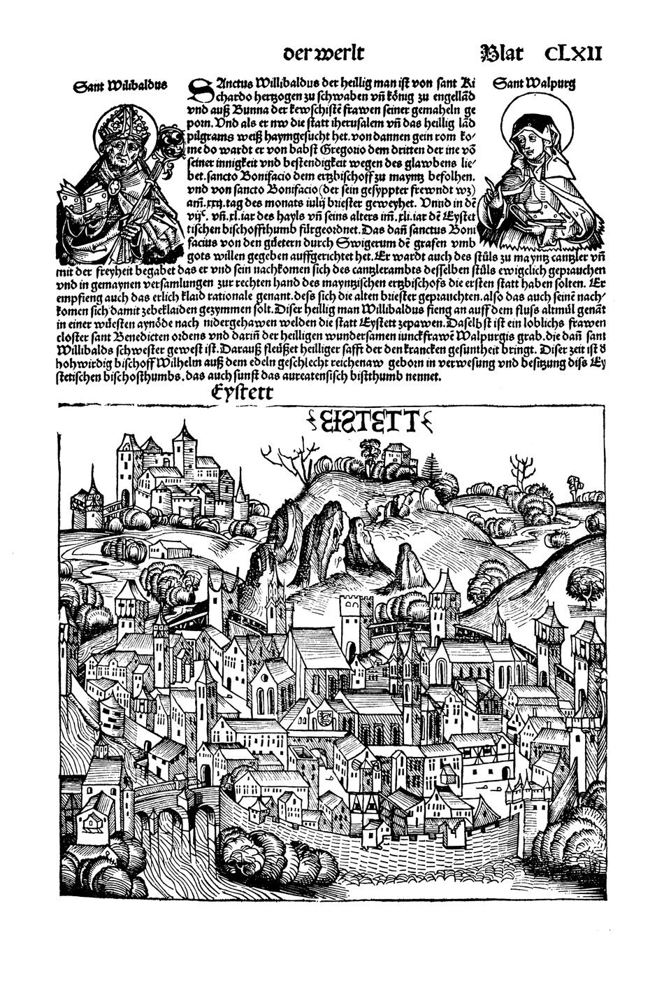 Schedelsche Weltchronik Blatt 162, rechte Seite