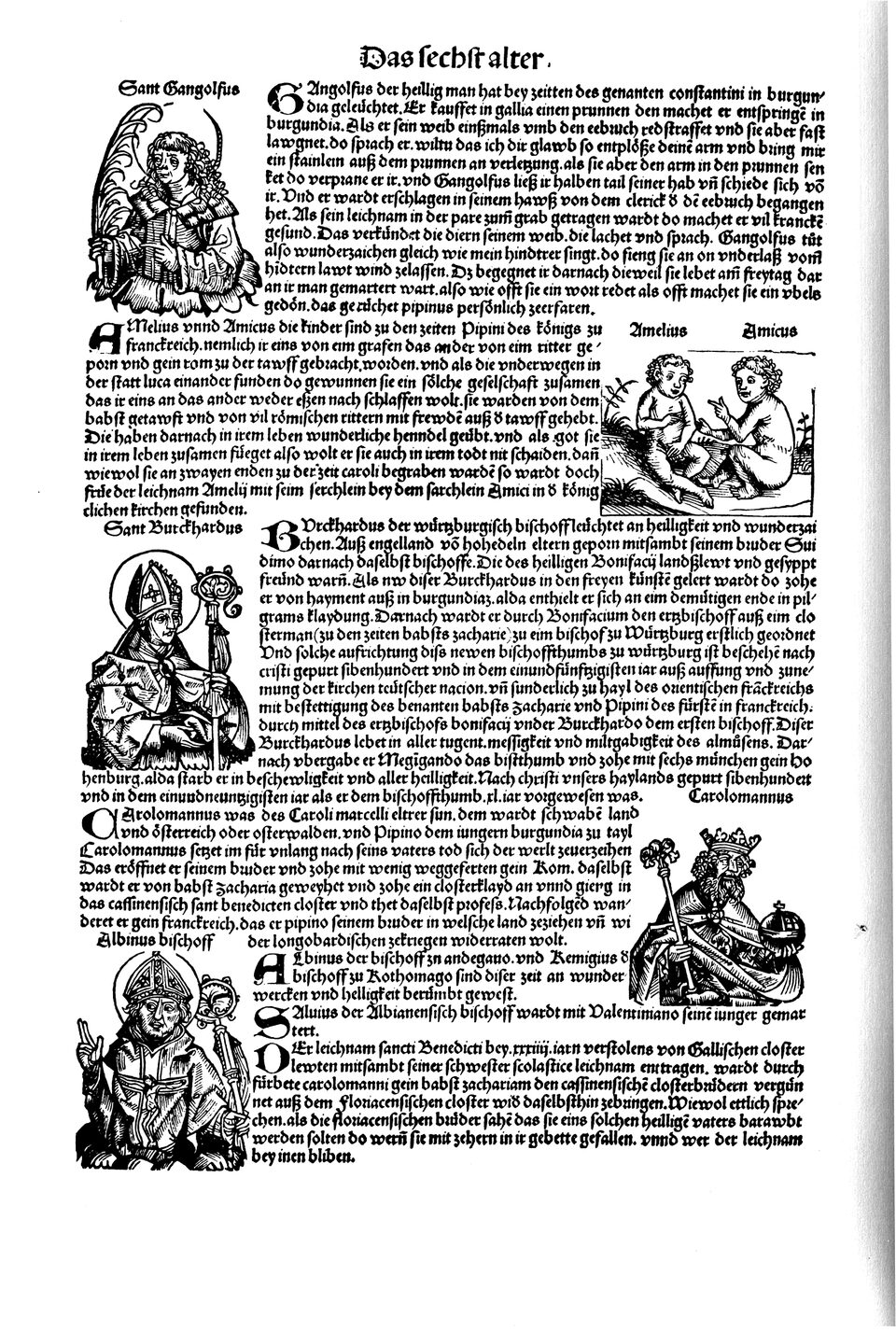 Schedelsche Weltchronik Blatt 165, linke Seite