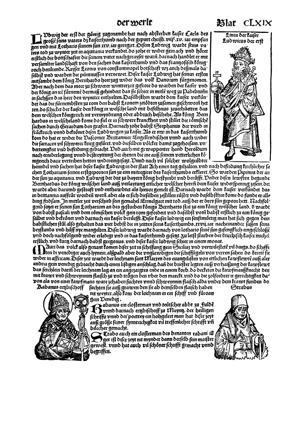 Schedelsche Weltchronik Blatt 169, rechte Seite