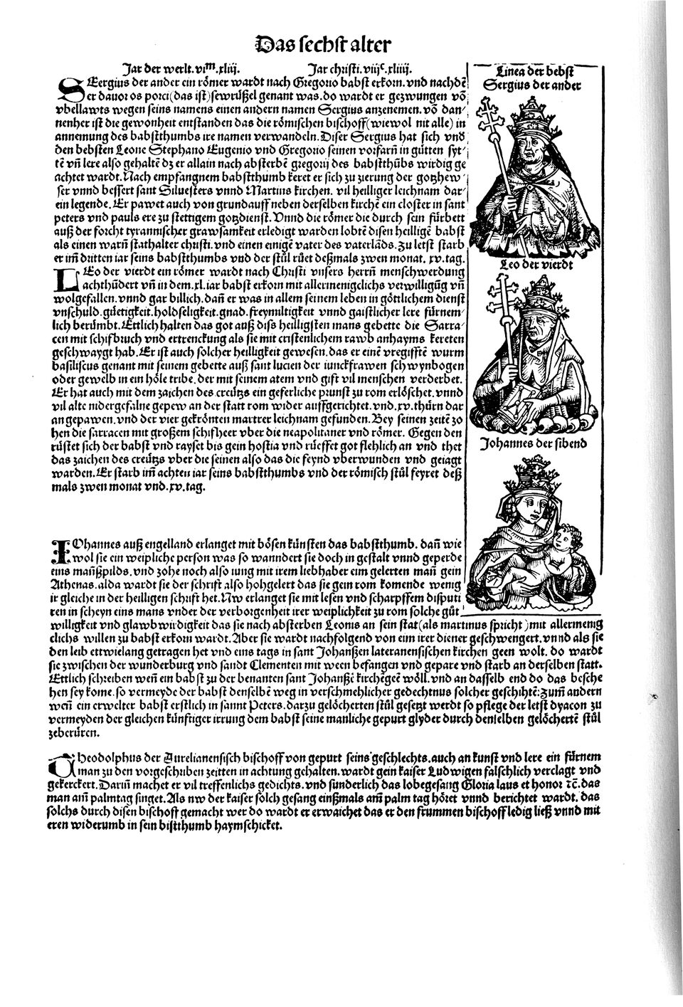 Schedelsche Weltchronik Blatt 170, linke Seite