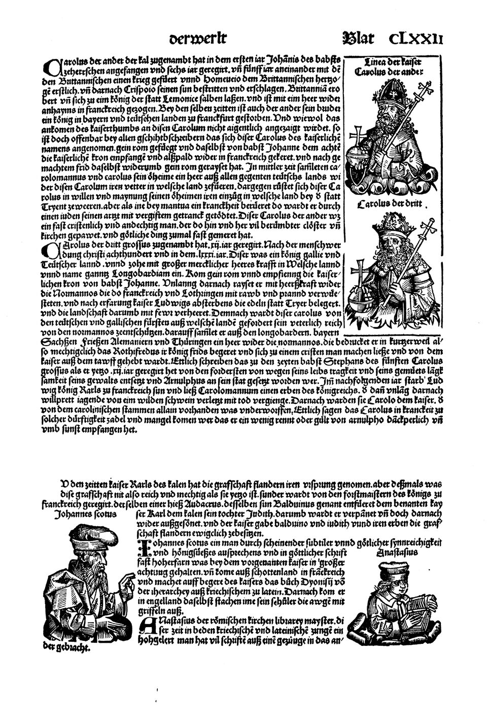 Schedelsche Weltchronik Blatt 172, rechte Seite