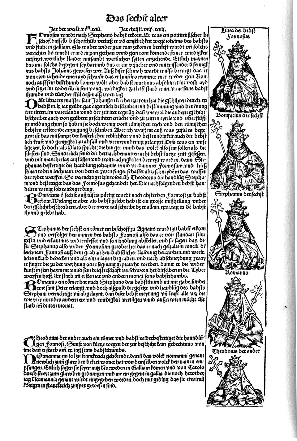 Schedelsche Weltchronik Blatt 173, linke Seite