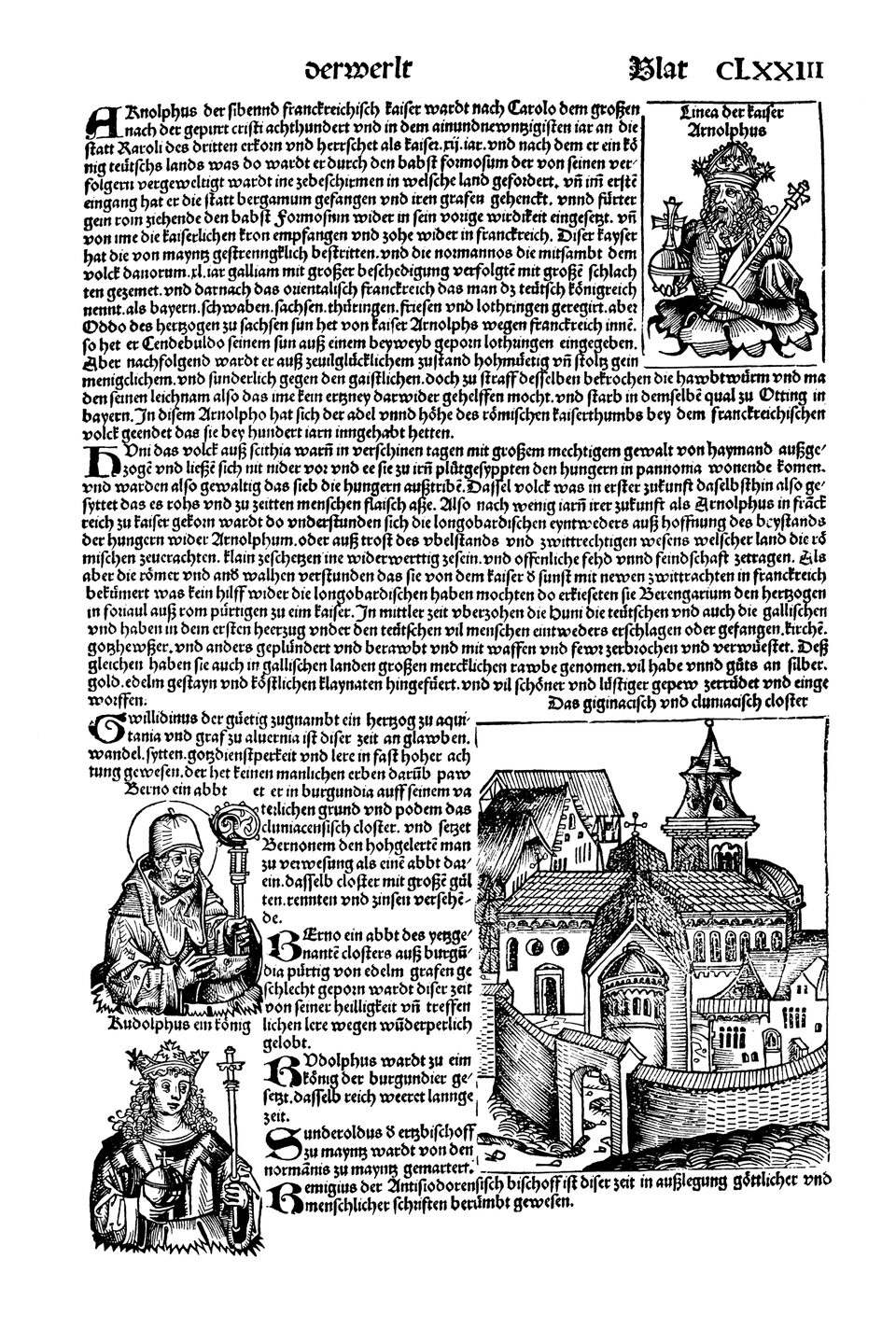 Schedelsche Weltchronik Blatt 173, rechte Seite