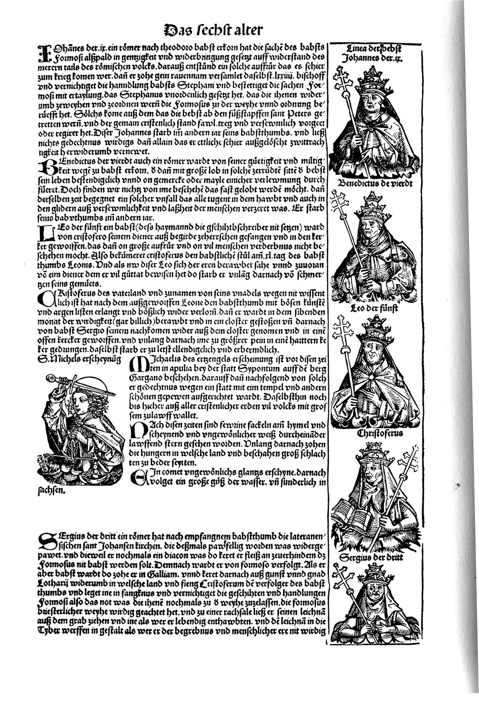 Schedelsche Weltchronik Blatt 174, linke Seite