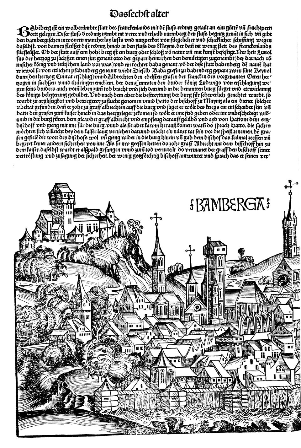 Schedelsche Weltchronik Blatt 175, linke Seite