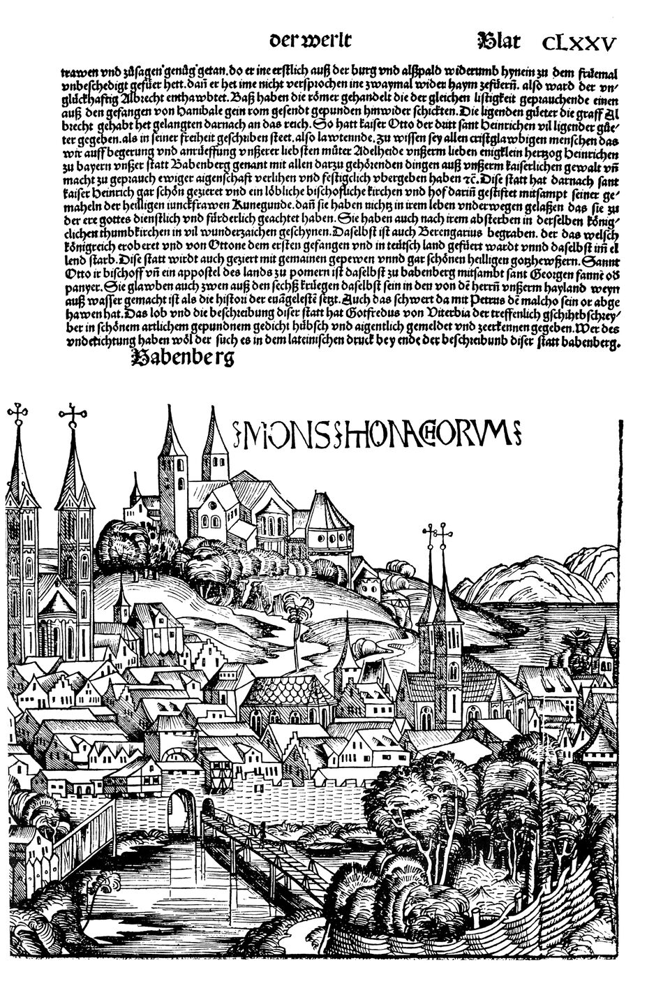 Schedelsche Weltchronik Blatt 175, rechte Seite