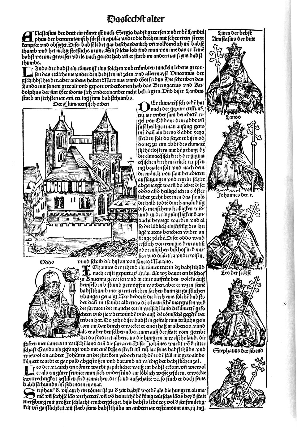 Schedelsche Weltchronik Blatt 176, linke Seite