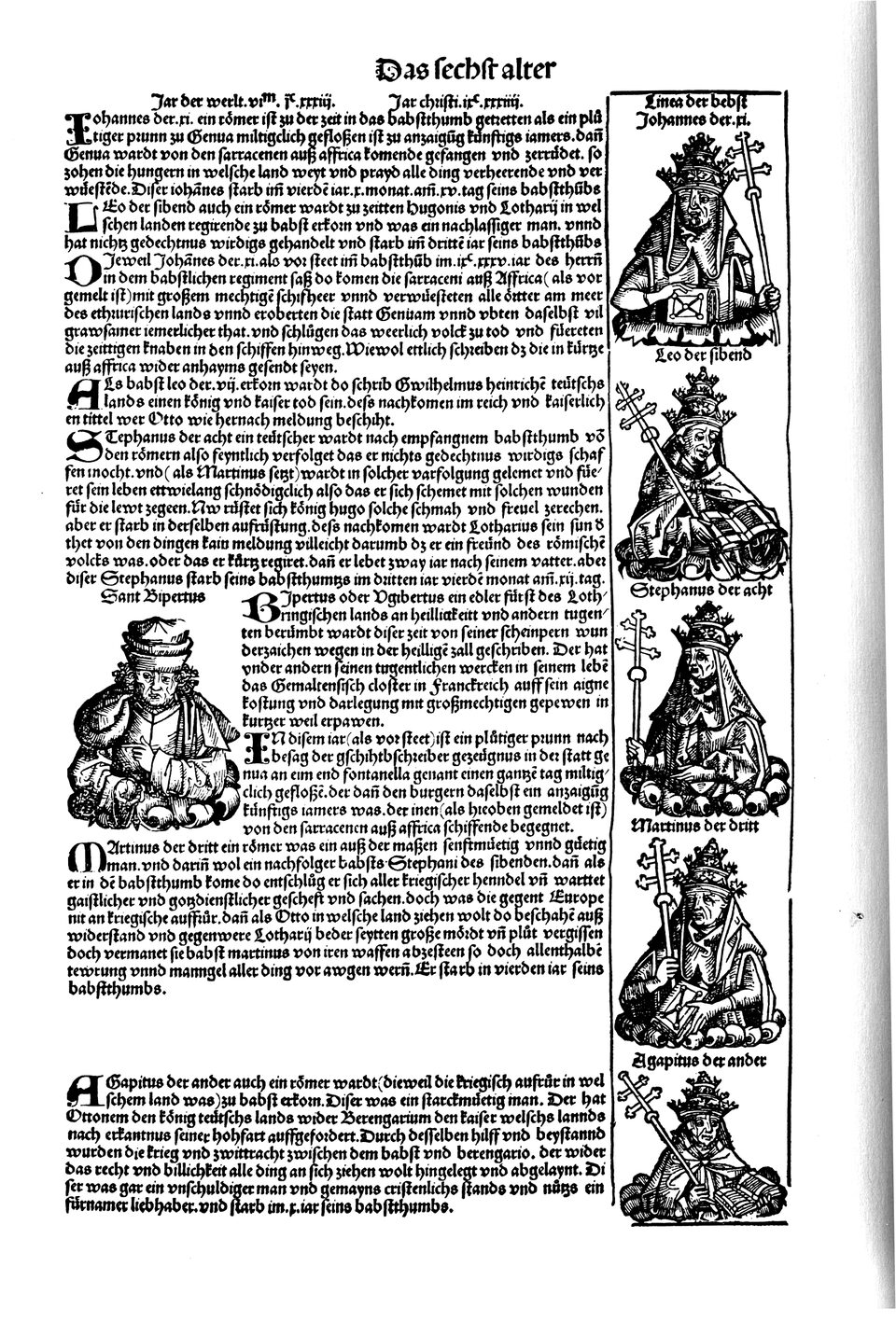 Schedelsche Weltchronik Blatt 177, linke Seite