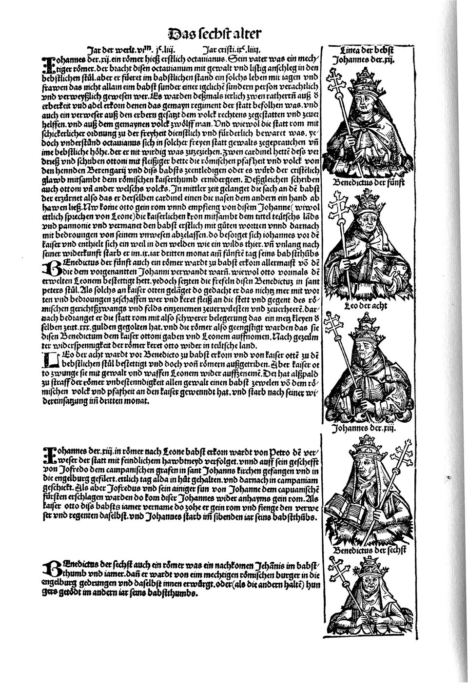 Schedelsche Weltchronik Blatt 179, linke Seite