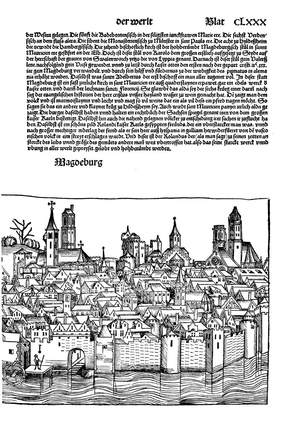 Schedelsche Weltchronik Blatt 180, rechte Seite
