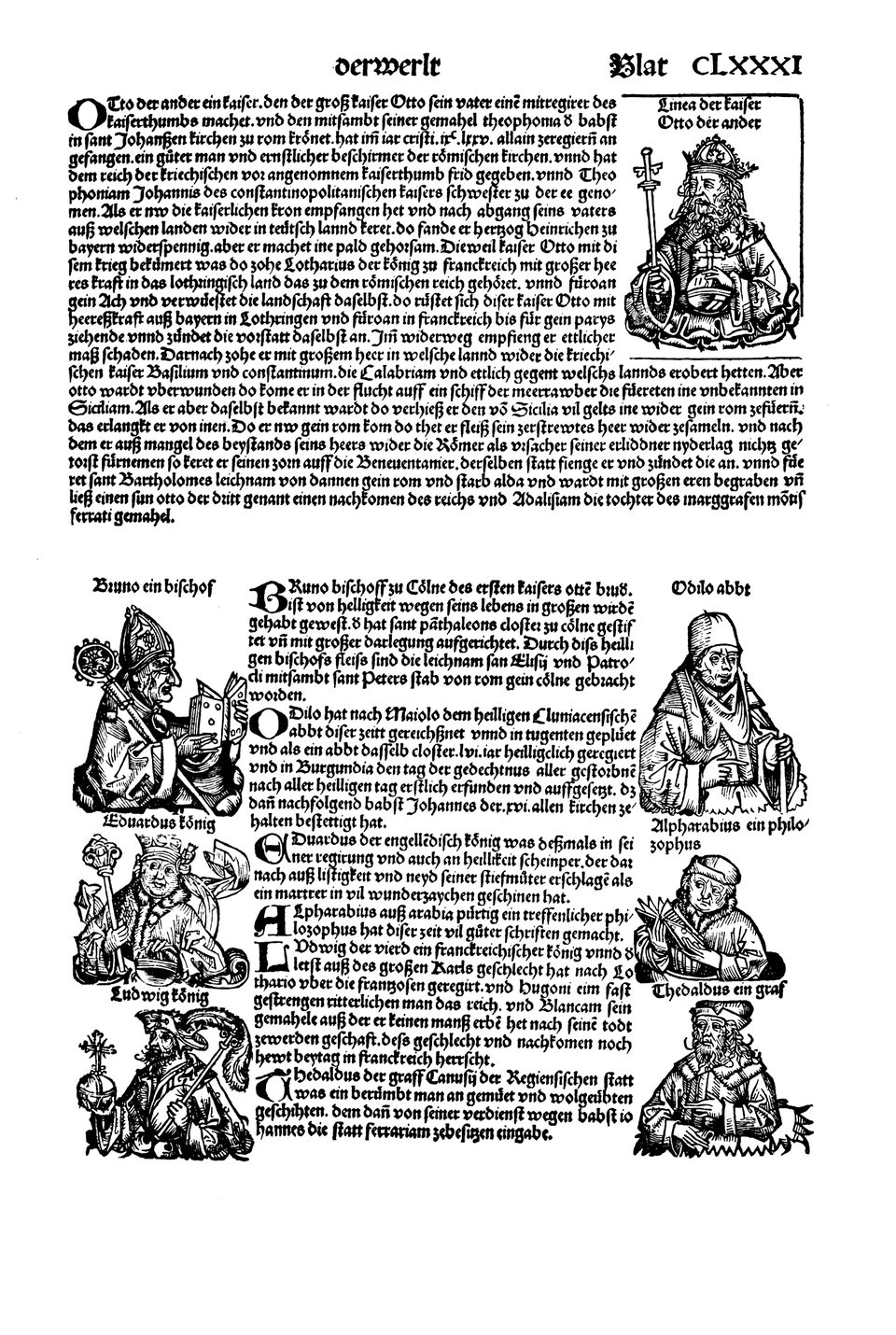 Schedelsche Weltchronik Blatt 181, rechte Seite