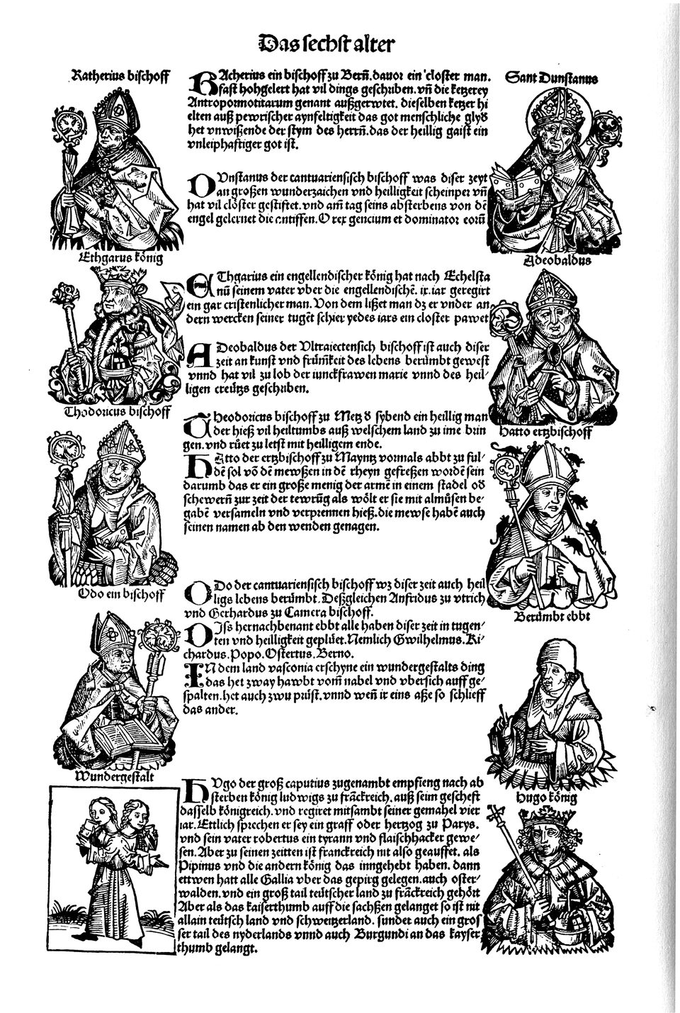 Schedelsche Weltchronik Blatt 183, linke Seite