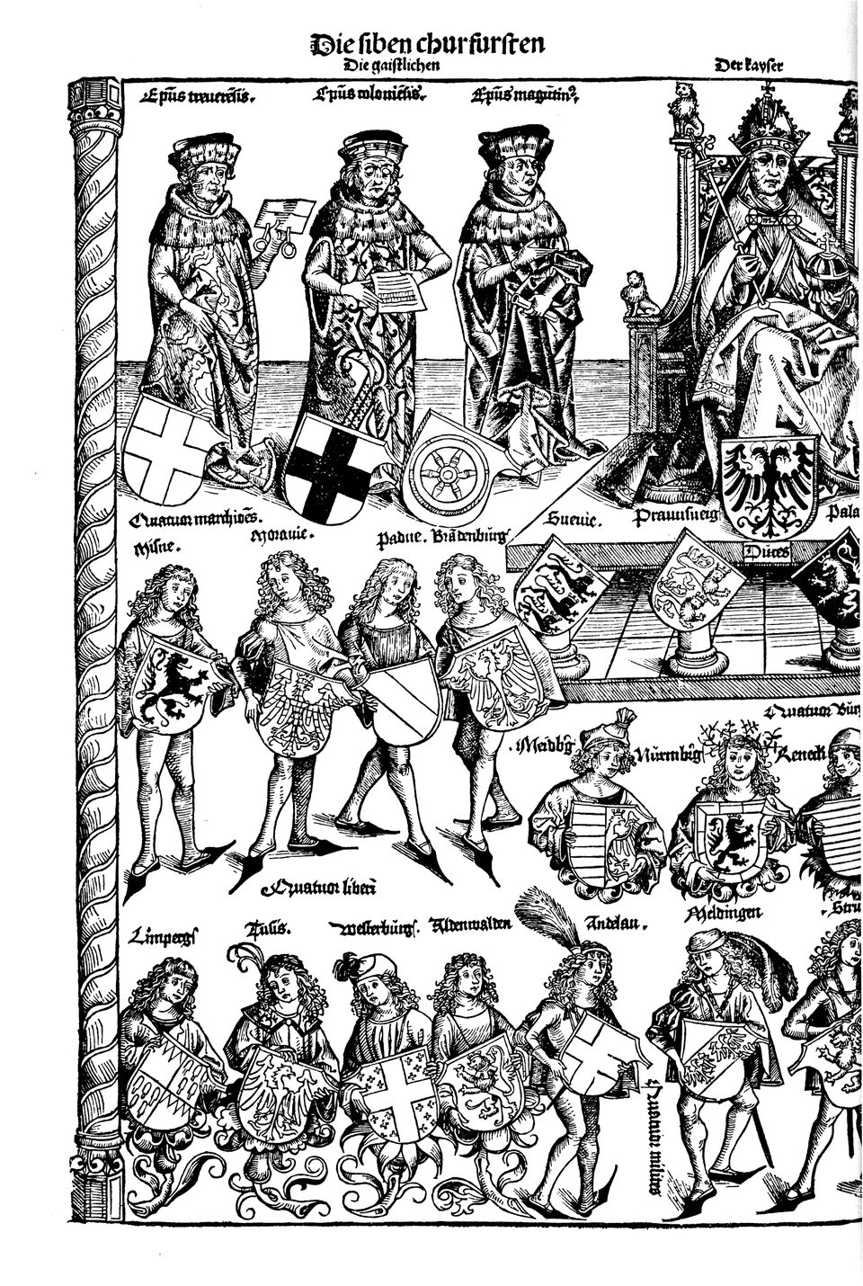Schedelsche Weltchronik Blatt 184, linke Seite