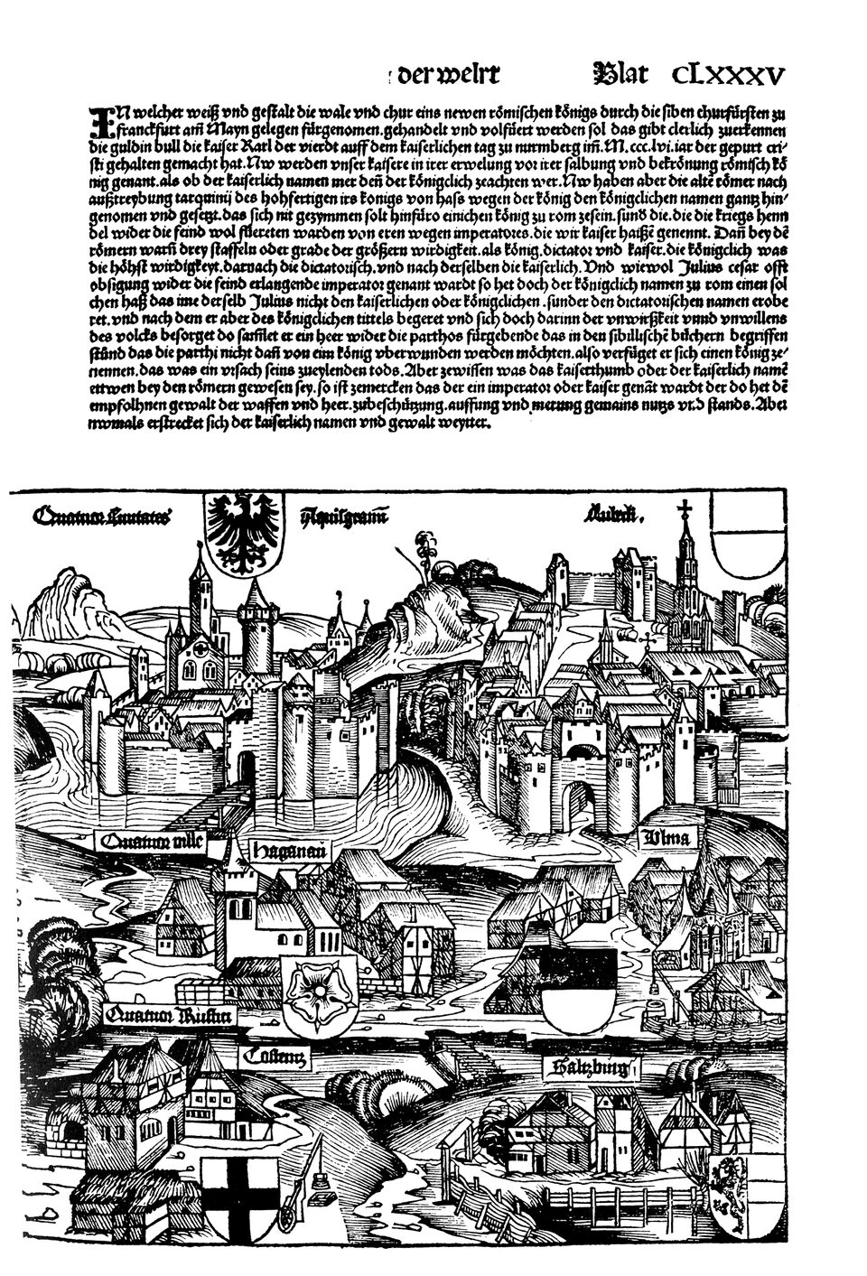 Schedelsche Weltchronik Blatt 185, rechte Seite