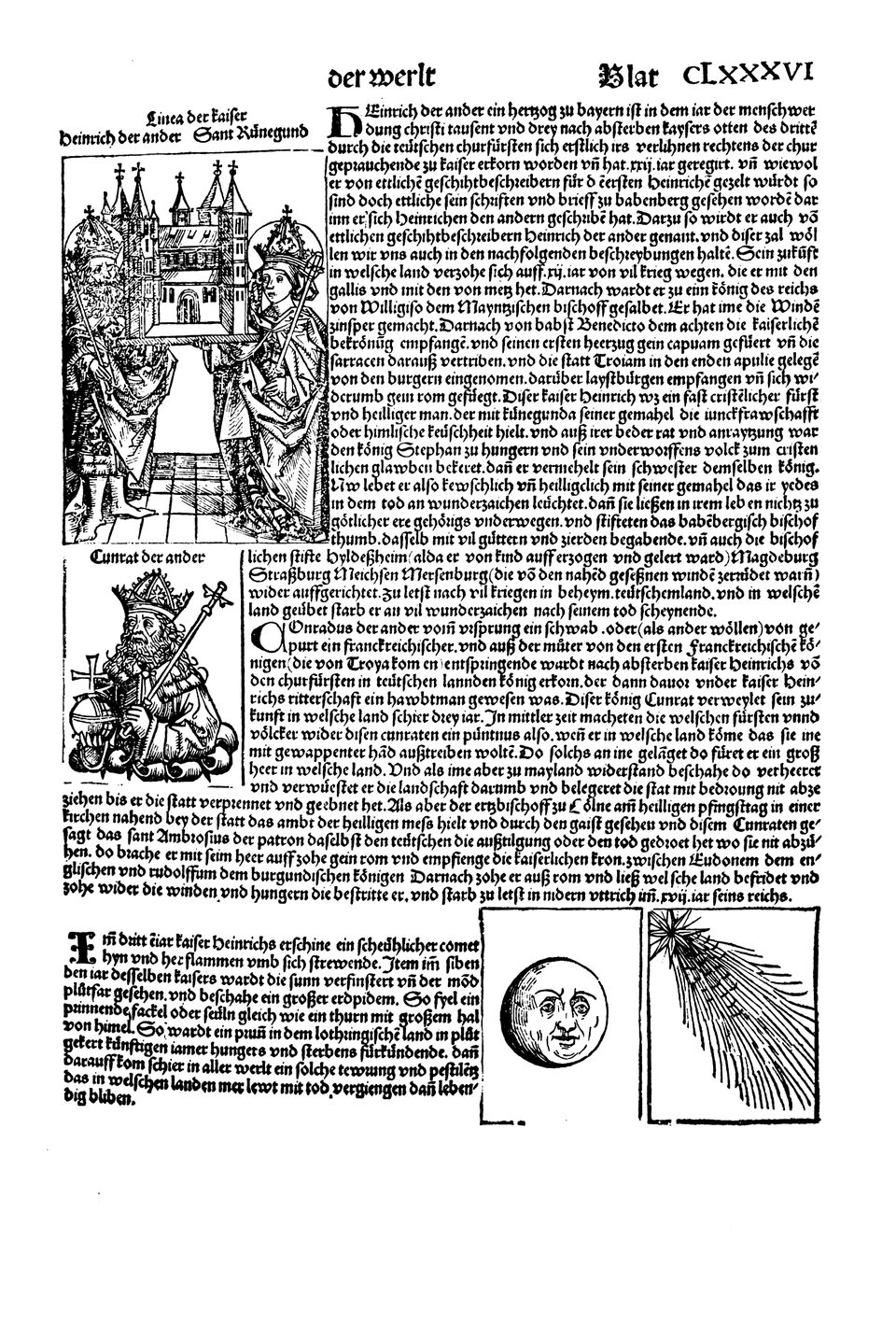 Schedelsche Weltchronik Blatt 186, rechte Seite