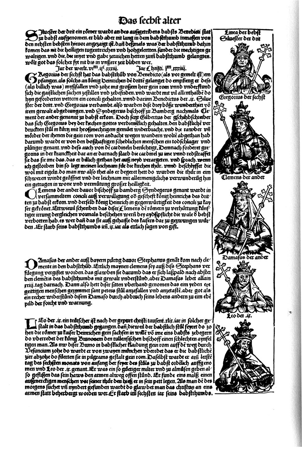 Schedelsche Weltchronik Blatt 189, linke Seite