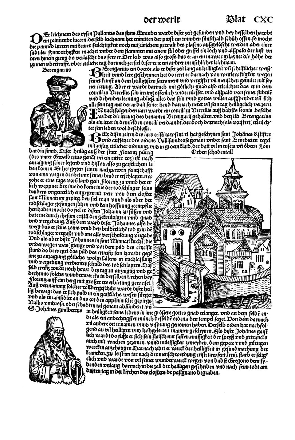 Schedelsche Weltchronik Blatt 190, rechte Seite