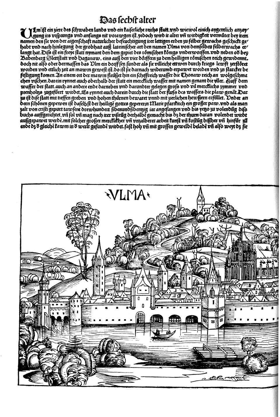 Schedelsche Weltchronik Blatt 191, linke Seite