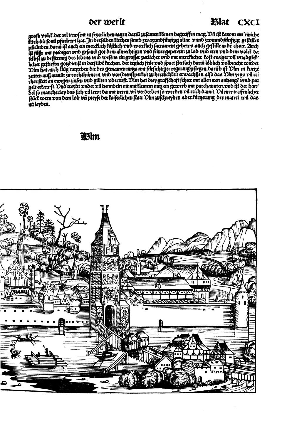 Schedelsche Weltchronik Blatt 191, rechte Seite
