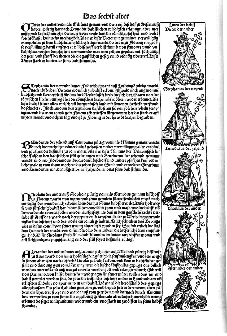 Schedelsche Weltchronik Blatt 192, linke Seite