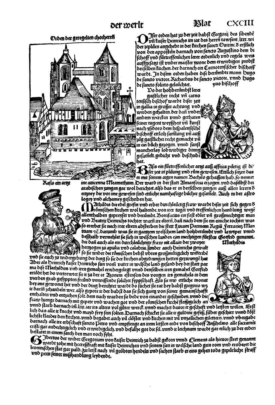 Schedelsche Weltchronik Blatt 193, rechte Seite