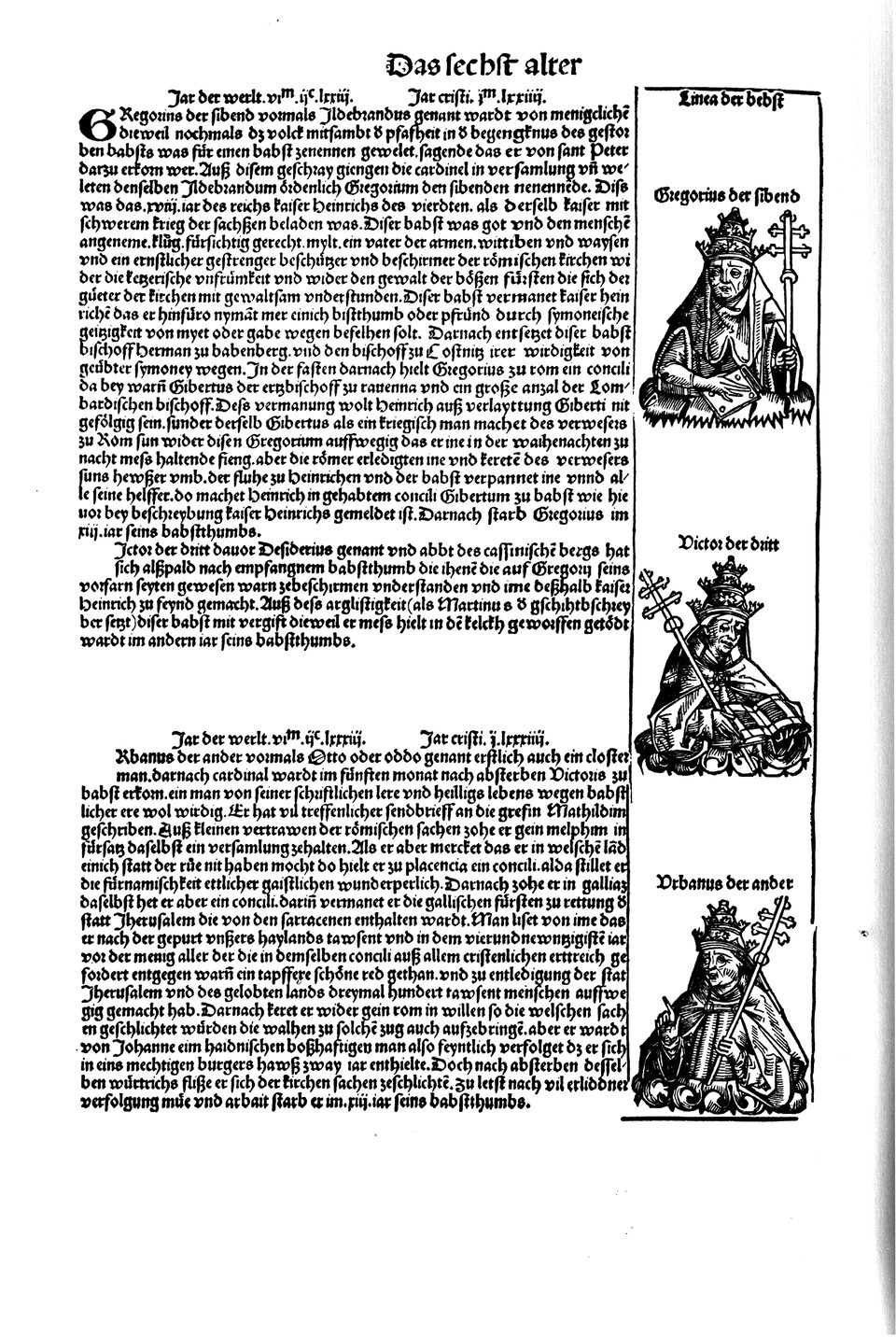 Schedelsche Weltchronik Blatt 194, linke Seite