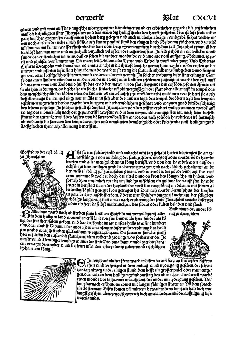 Schedelsche Weltchronik Blatt 196, rechte Seite