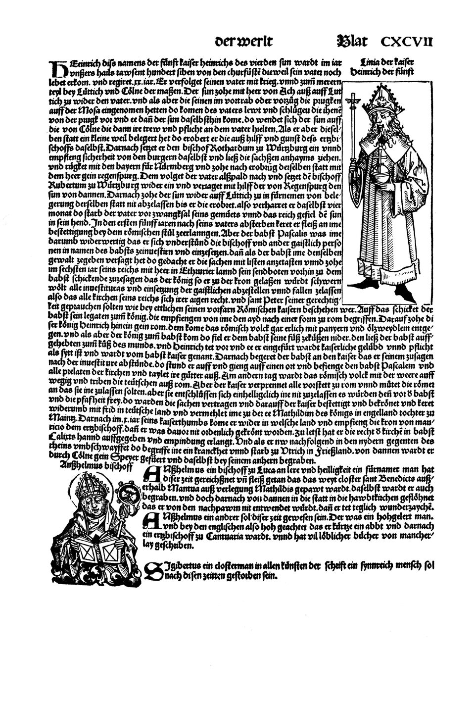 Schedelsche Weltchronik Blatt 197, rechte Seite