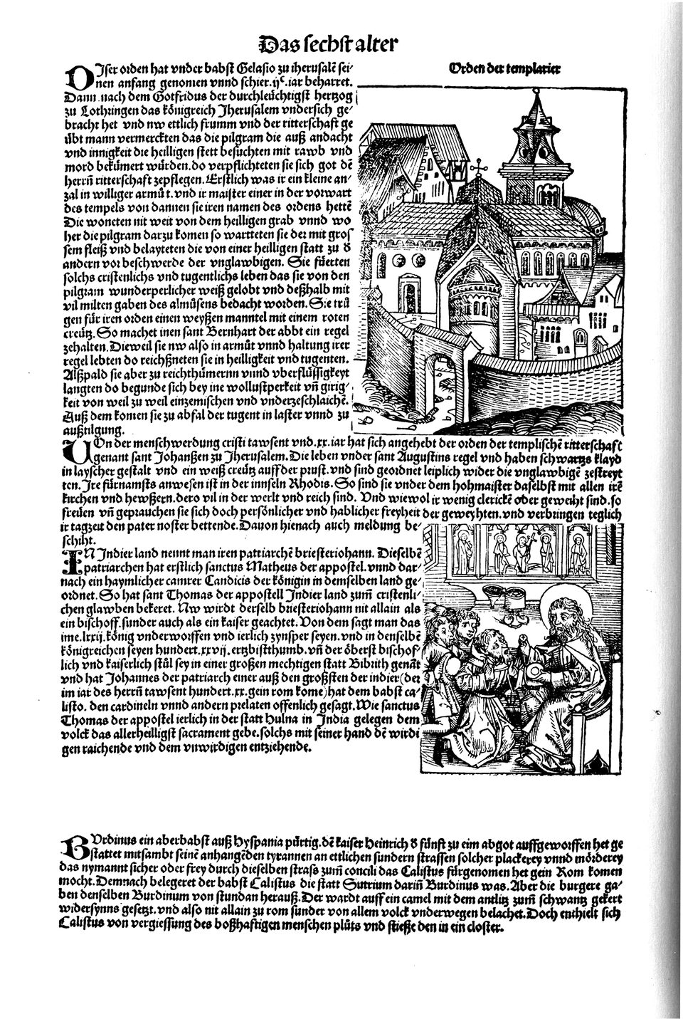 Schedelsche Weltchronik Blatt 198, linke Seite