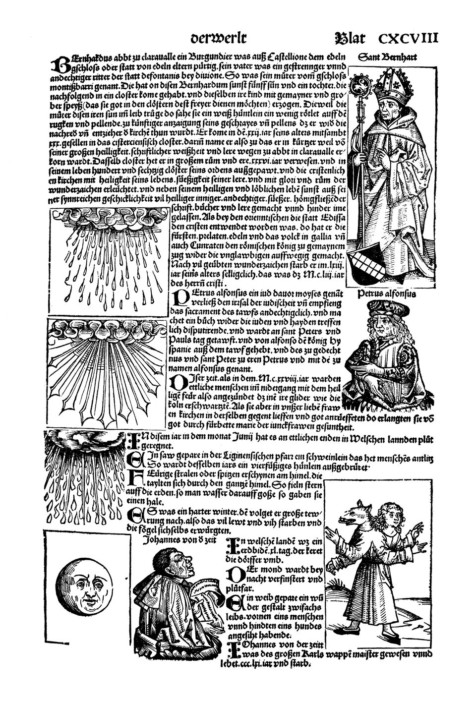 Schedelsche Weltchronik Blatt 198, rechte Seite