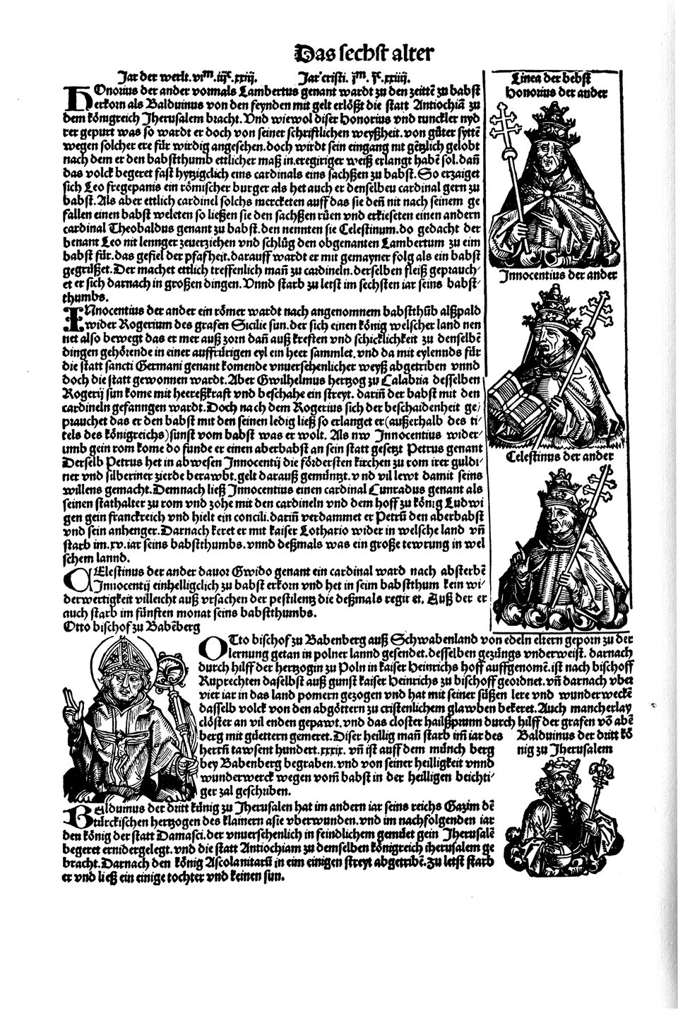 Schedelsche Weltchronik Blatt 199, linke Seite