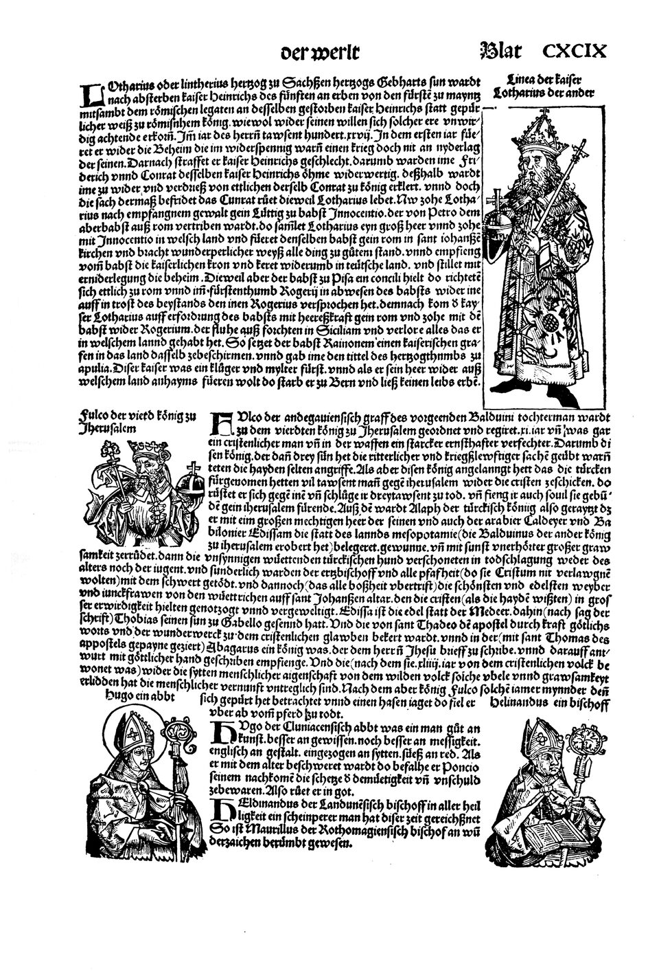 Schedelsche Weltchronik Blatt 199, rechte Seite