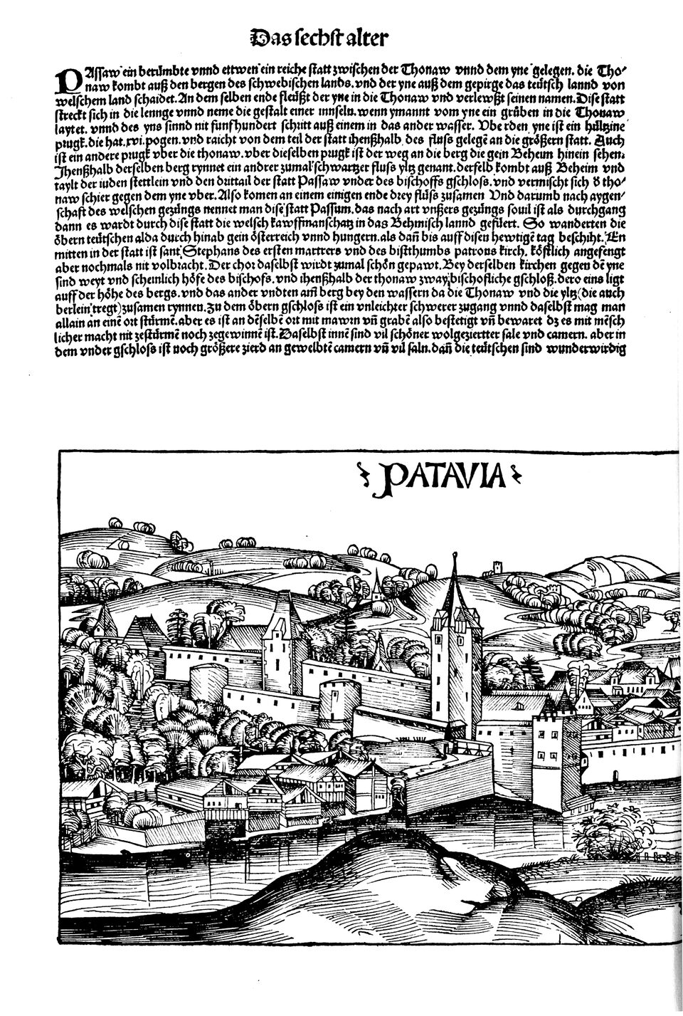 Schedelsche Weltchronik Blatt 200, linke Seite