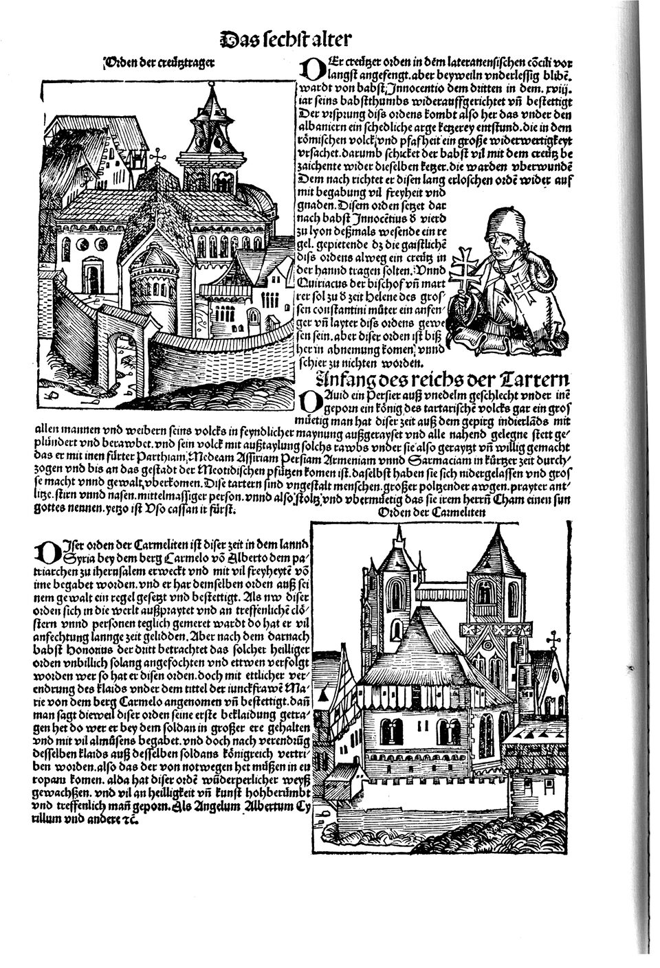 Schedelsche Weltchronik Blatt 208, linke Seite