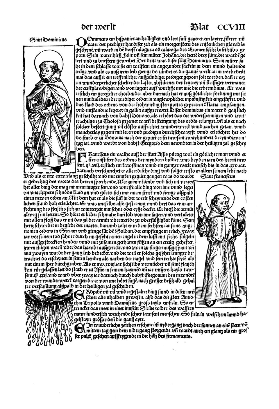Schedelsche Weltchronik Blatt 208, rechte Seite